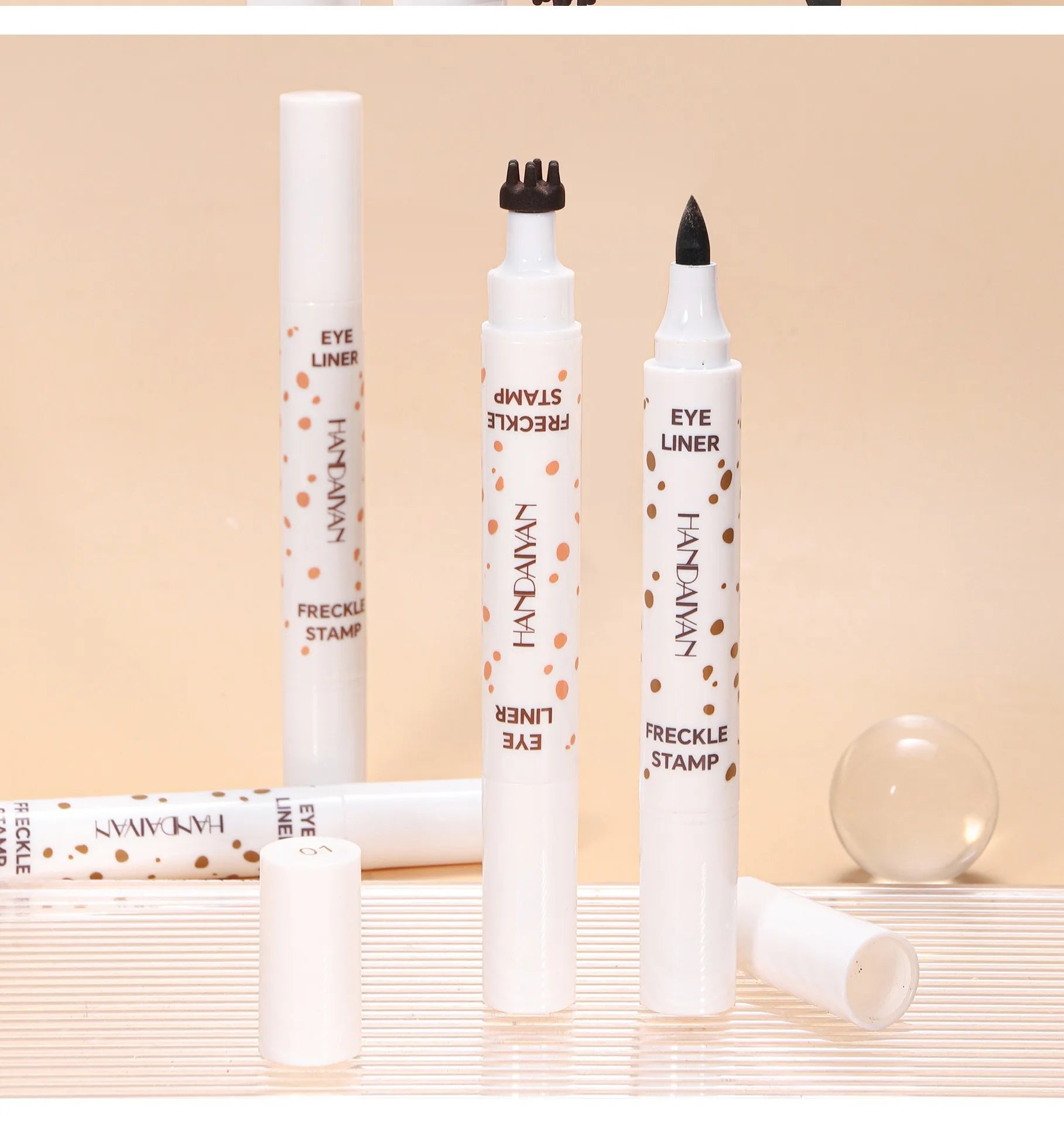 1PC Face Fake Freckles Pen Natural Waterproof Lifelike Fake Freckles Pen for Long Lasting Look Dot Spot Pen Makep Tool Cosmetic