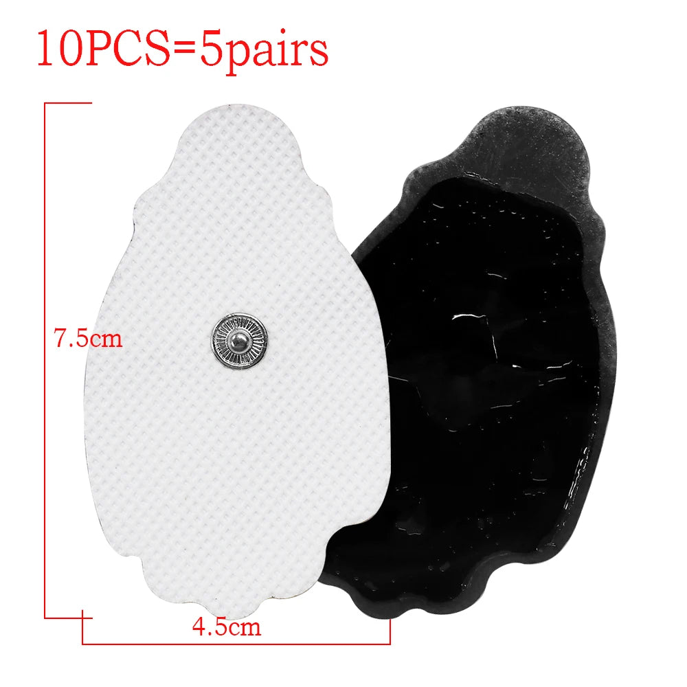 10/20PCS Electrode Pads Gel For Tens Acupuncture Massage Machine Slimming Pulse Ems Muscle Stimulator Massager Sticker