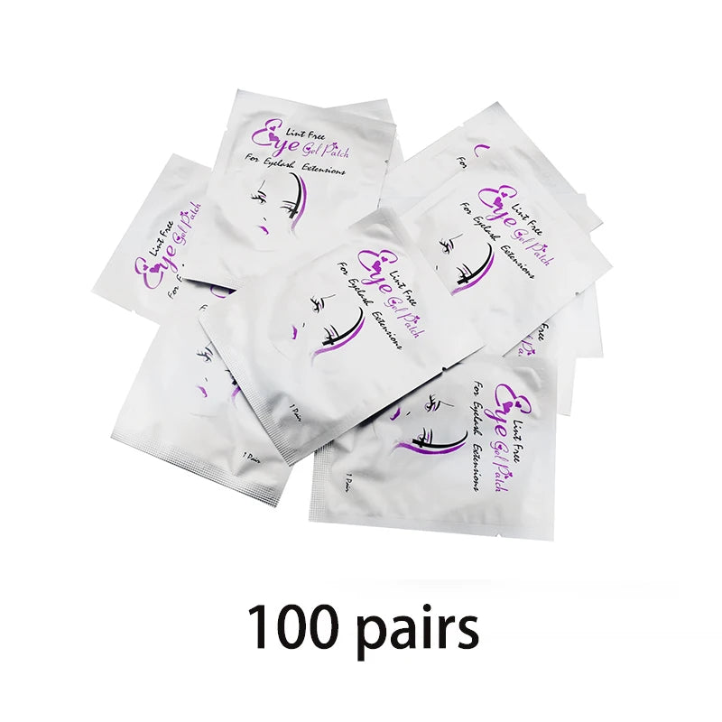 20/50/100pcs Eye Patches Eyelash Extension Under Eye Pads Makeup Eyelash Patches Tip Stickers Pads For Eyelash Extension Makeup