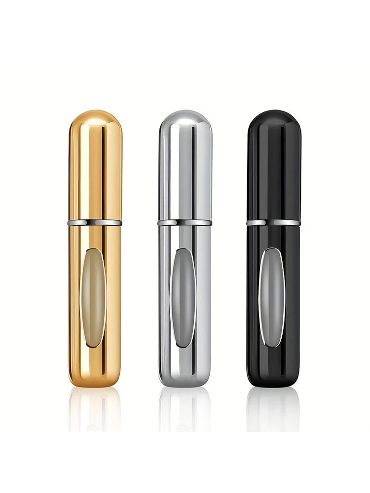 Mini Refillable Perfume Atomizer Aluminum, Travel Perfume Atomizer 5ml, Portable Perfume Dispenser, Refillable Perfume Case Rugg