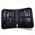 6-9 Pcs Manicure Set With Leather Case Professional Foot And Face Care Tool Kits Stainless Steel Nail Clipper Sets Gift