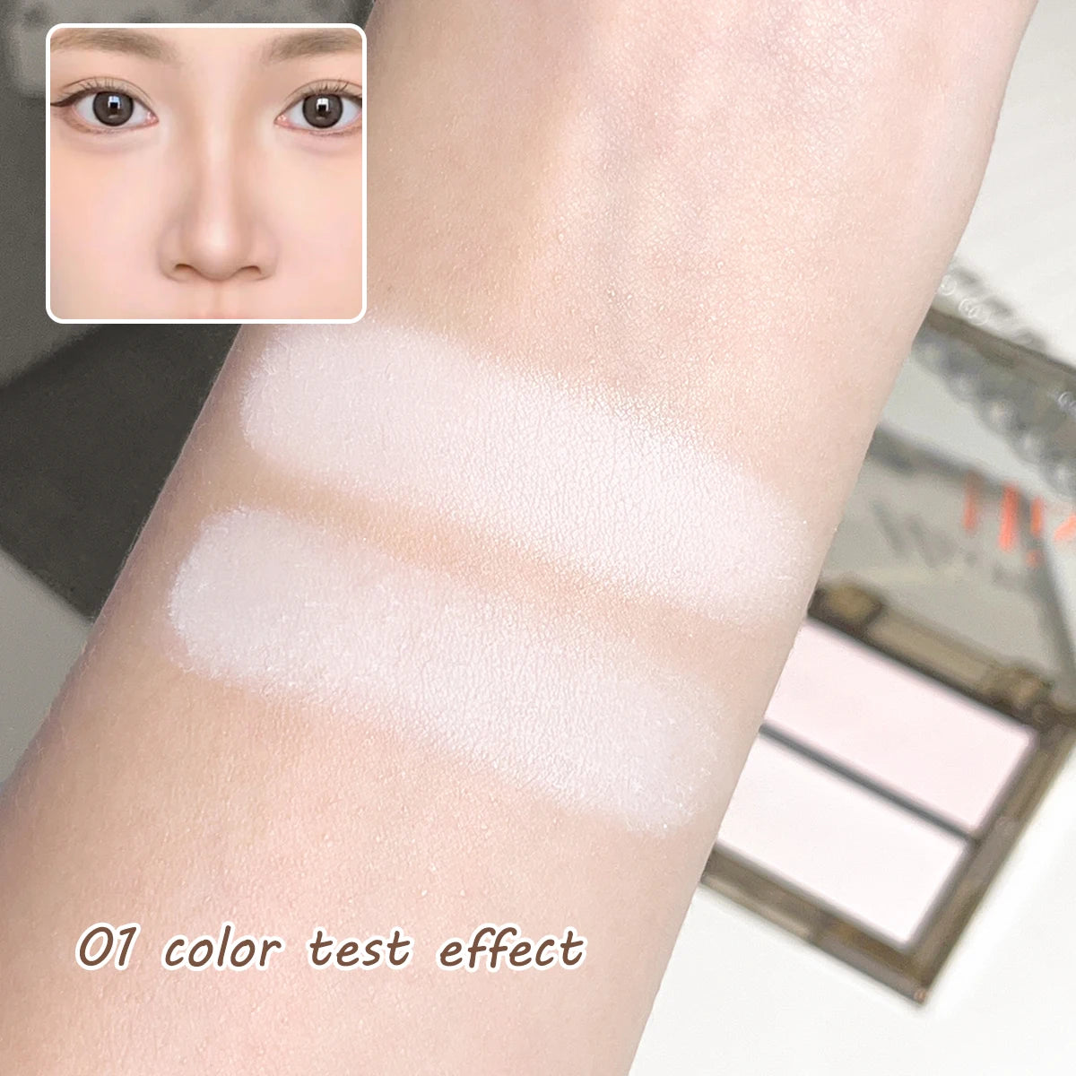 Repair plate High-light repair plate Integrated plate Matte pearl light brightening natural three-dimensional shadow plate
