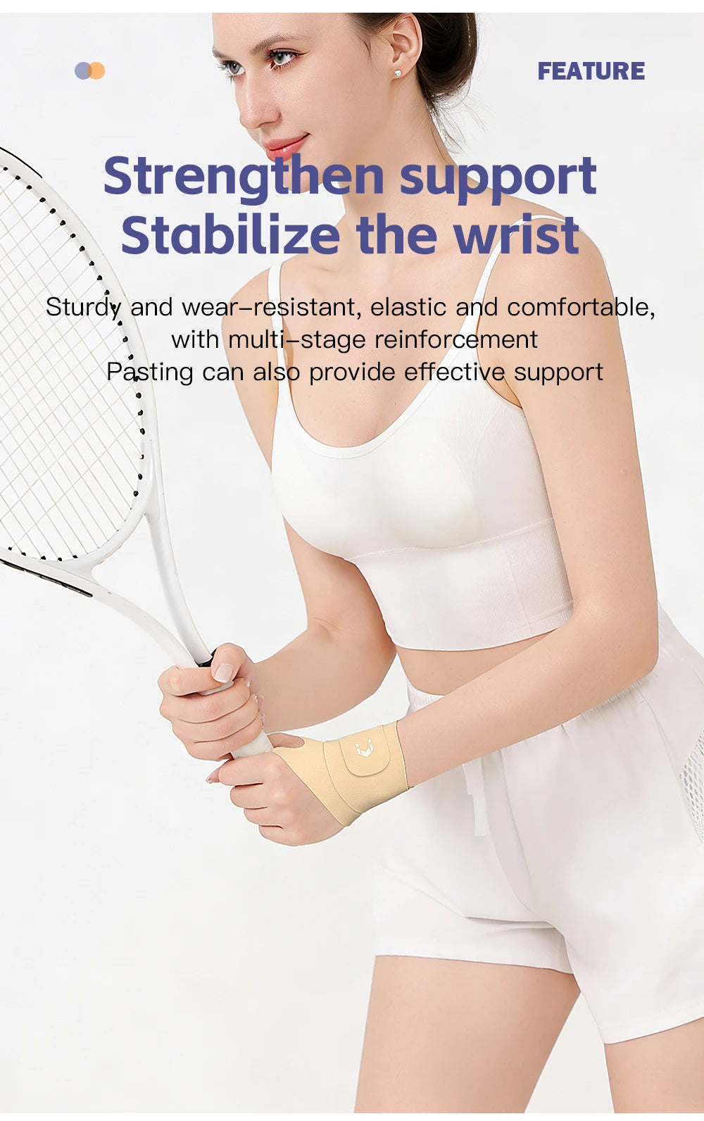 1PC Flexible Splint Wrist Thumb Support Brace for Tendonitis Arthritis Breathable Thumb Protector Guard Fits Right and Left Hand