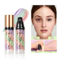 Qibest Three Color Press Release Cream Concealer Isolate Makeup Facial Base Brightening Cream Liquid Concealer Face Primer