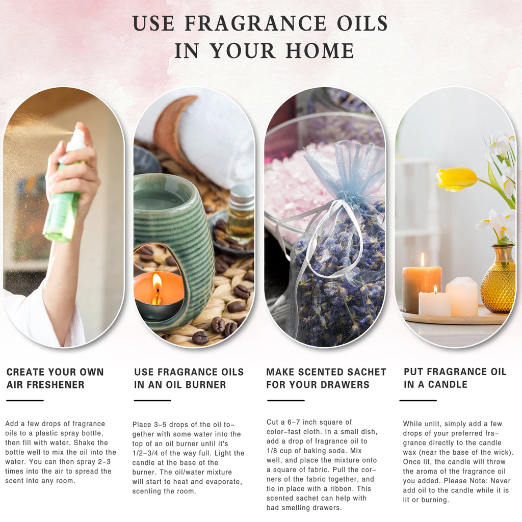 PHATOIL Natural Plant Essential Oil 10ml Eucalyptus Lavender Bergamot Vanilla Peppermint 1PCS Aroma Essential Oils For Diffuser