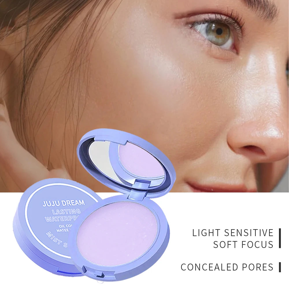 Powder-free setting cream for makeup touch-ups,waterproof and sweat-proof,long-lasting oil control,and easy-to-come-off powder