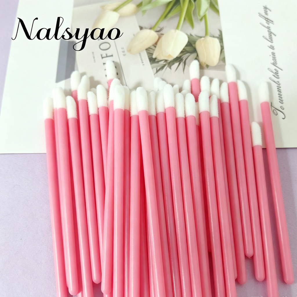 500/1000PCS Lip Wands Applicators Disposable Lip Brush Lipstick Brush Lip Gloss Applicator Wands Makeup Applicator Beauty Tools