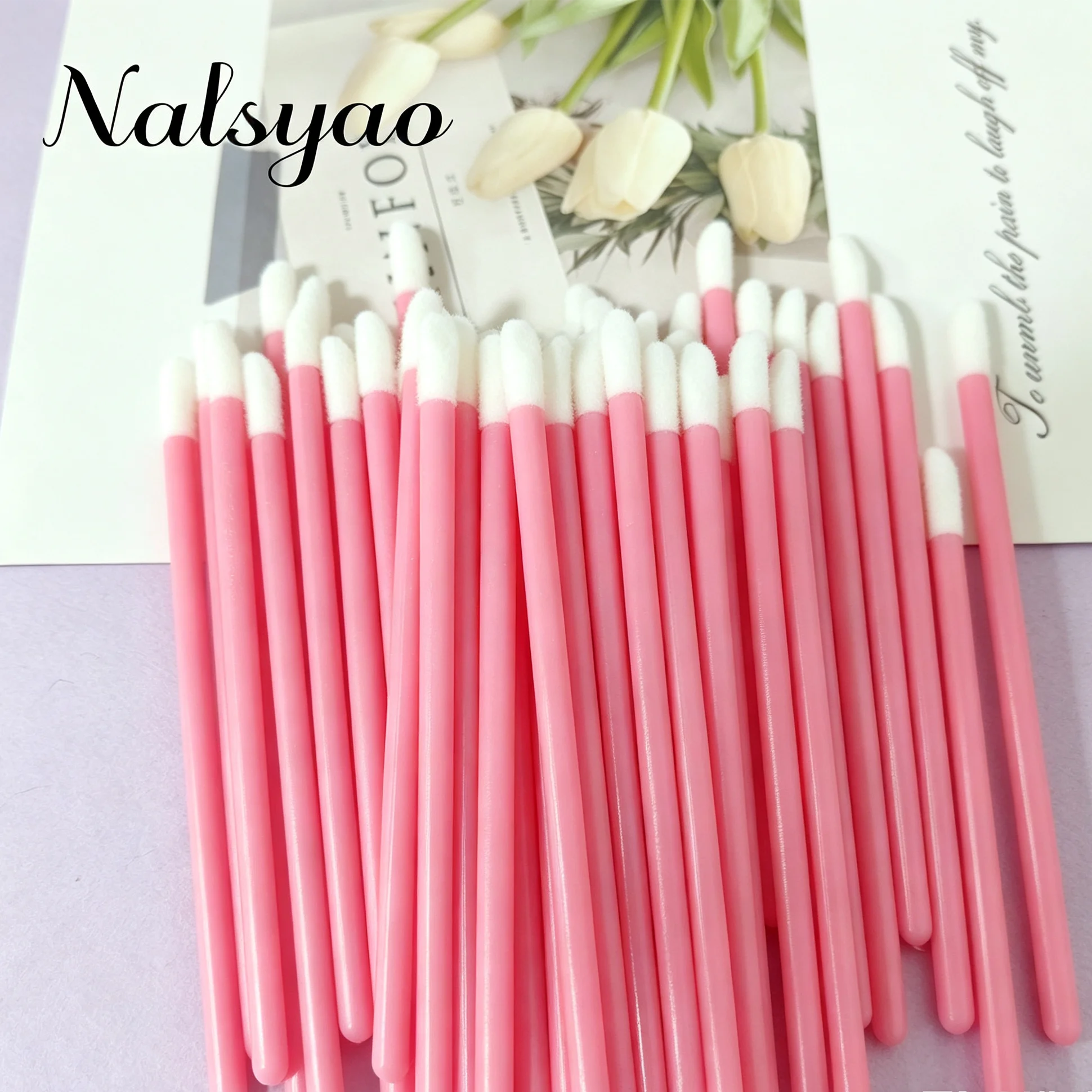 500/1000PCS Lip Wands Applicators Disposable Lip Brush Lipstick Brush Lip Gloss Applicator Wands Makeup Applicator Beauty Tools