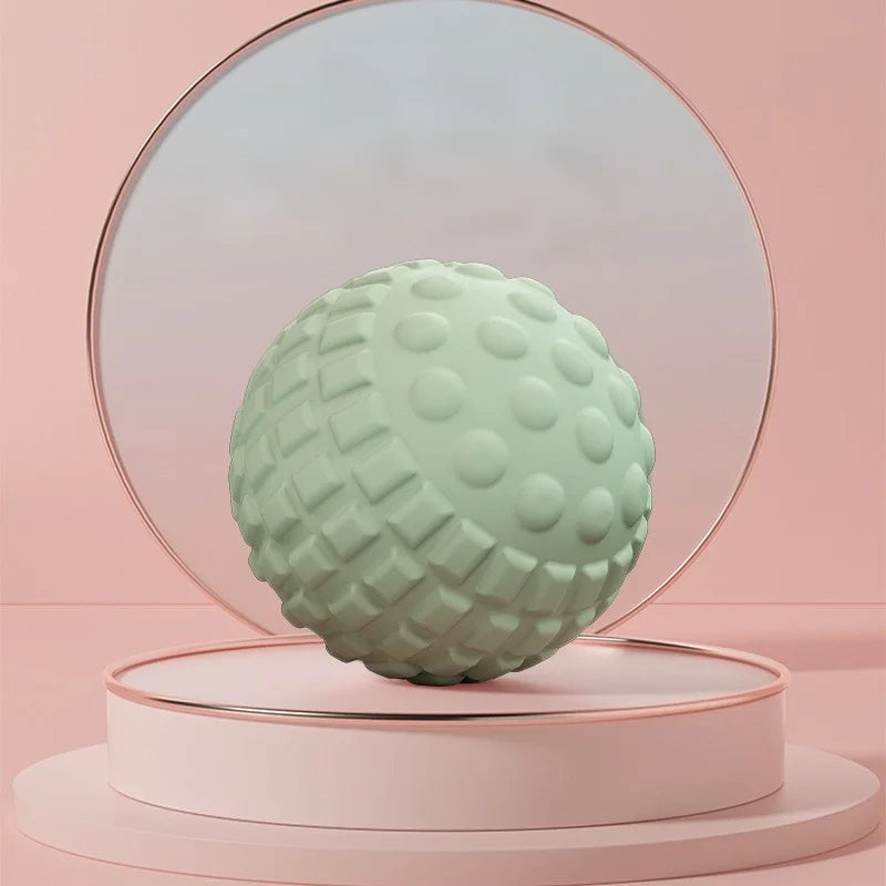 Reusable Washable  Textured Massage Ball Lightweight Suction Fitness Ball Daily Workout Tool for Muscle Surface Rubbing