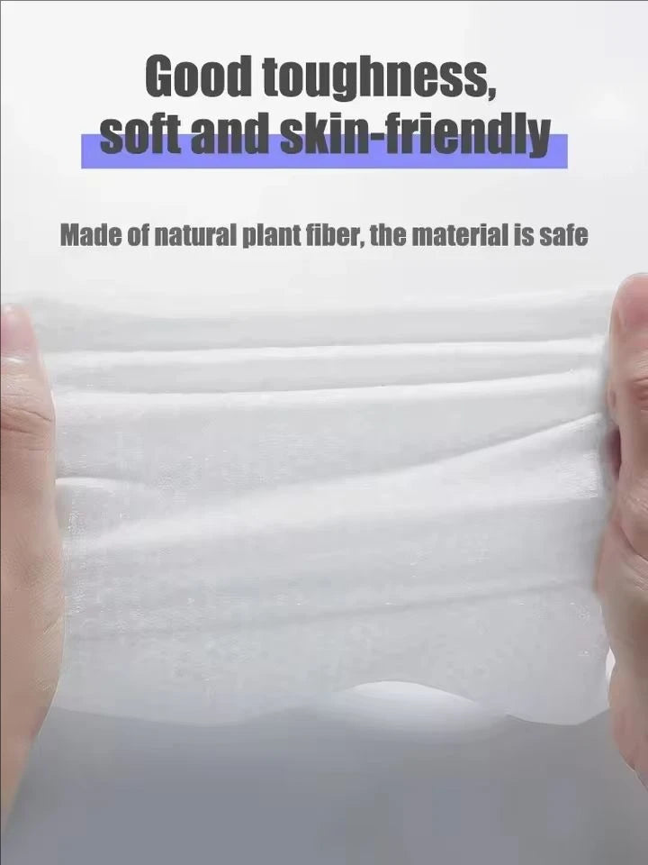Reusable thickened face towel Travel cleanser, wet and dry makeup remover, cotton soft fabric Towel