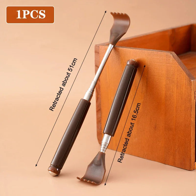Back Scratcher Telescoping Thickening Back Scraper Stick With Magnet Telescopic Extendable Massage Massage Care Tools