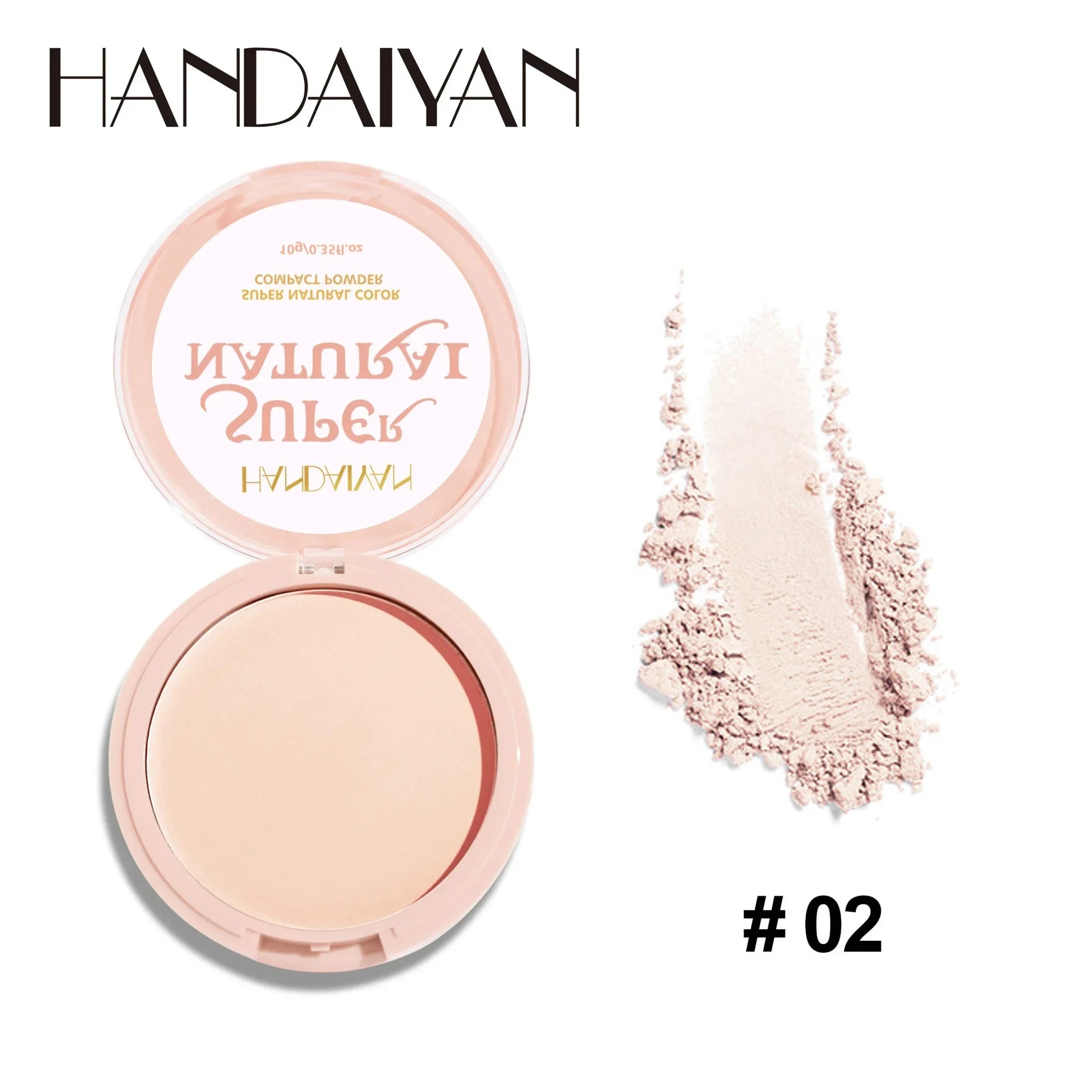 8 Color Matte Face Pressed Powder 24 Hours Oil Control Natural Setting Powder Foundation Full Coverage Waterproof Lasting Makeup