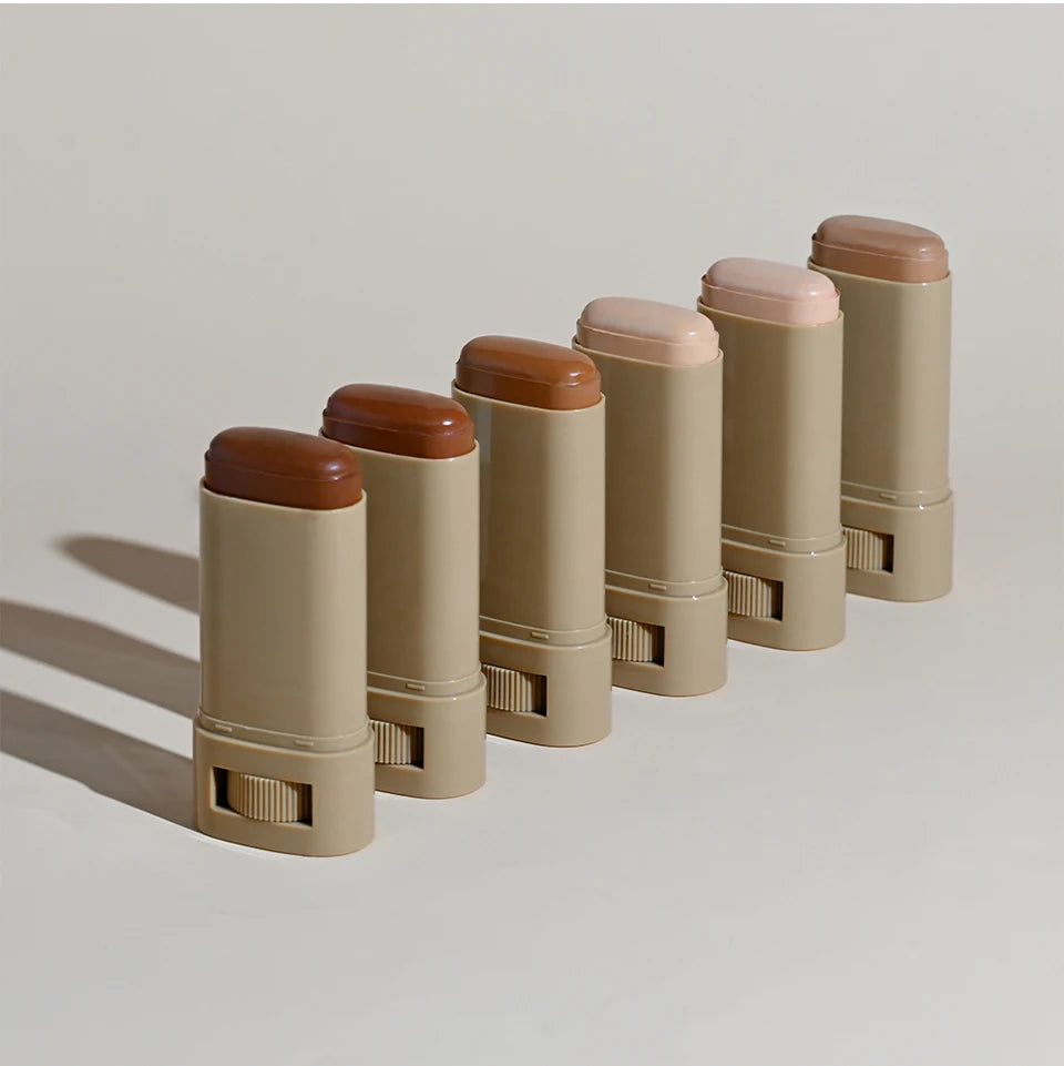 Foundation Skin Tint Balm Skin Tint Stick Waterproof Nourishing Solid Tinted Serum  Face Tinted Face Contour Stick Makeup