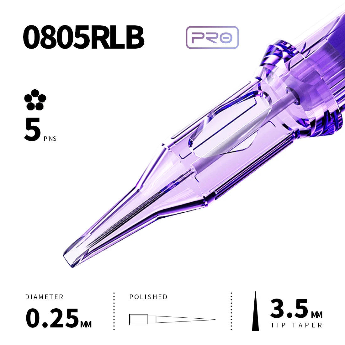 Mast Pro Tattoo Cartridge Needles PMU 1RL 3RL Precision for Tattoo Permanent Makeup Micropigmentation Eyelinver Lips Eyebrows