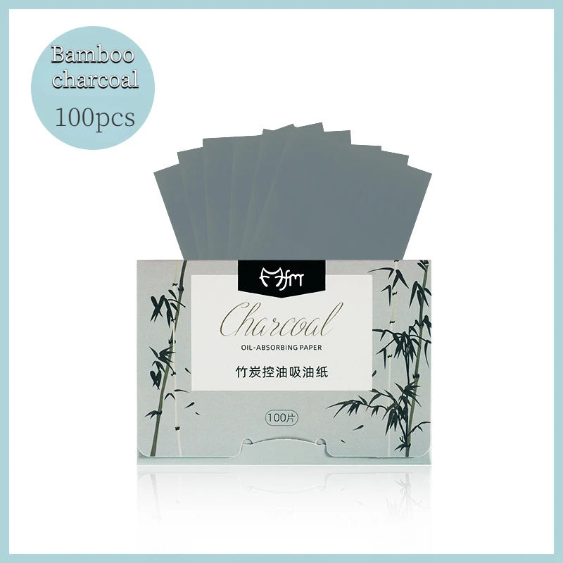 100pcs/set Portable Facial Oil Blotting Paper Matte Face Wipes Oil Control Face Cleaning Oil-absorbing Makeup Tools Accessories