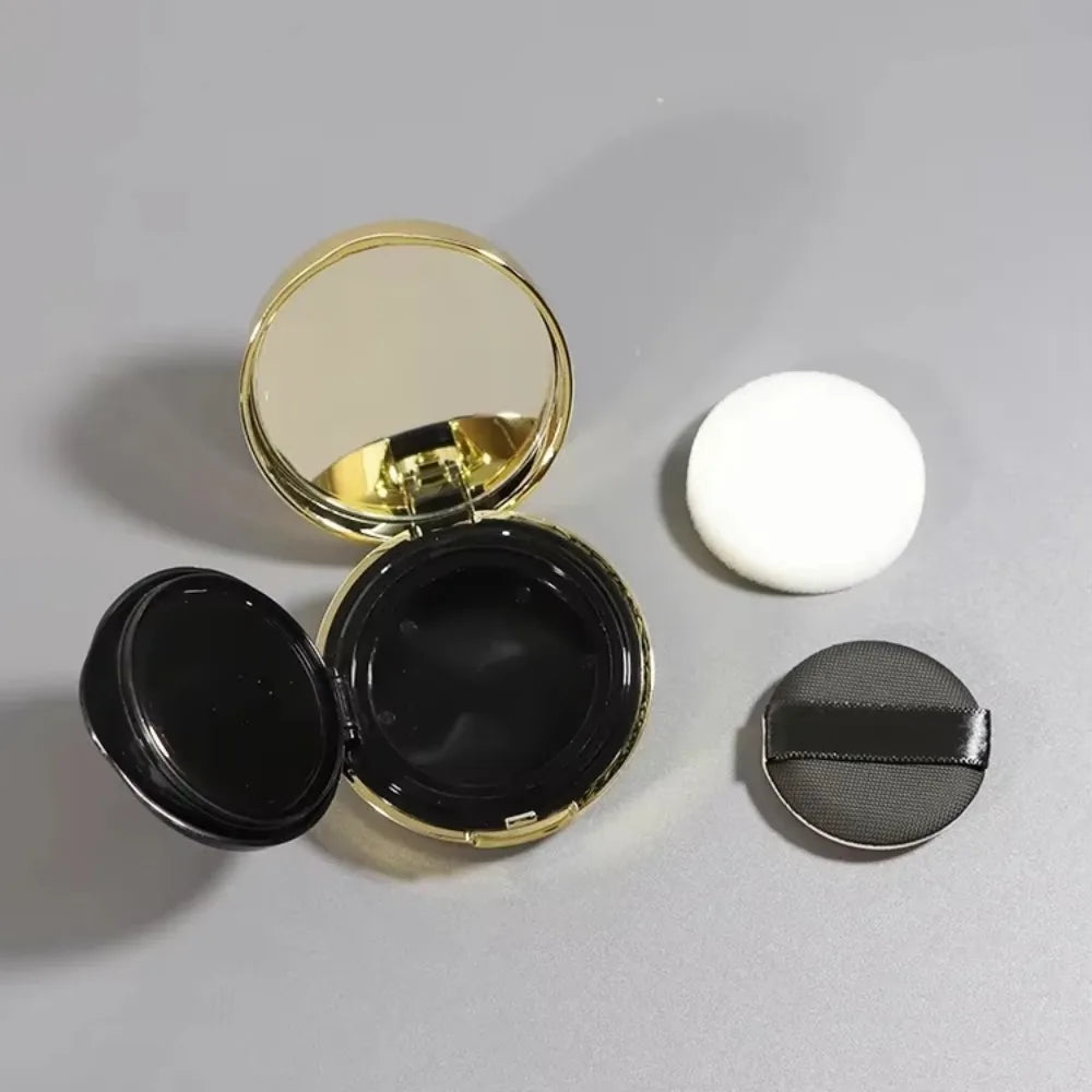 Air Cushion Foundation DIY Box Mini Cute Empty Puff Box Portable Mirror for Bb Cream Cosmetic Makeup Case Container with Sponge