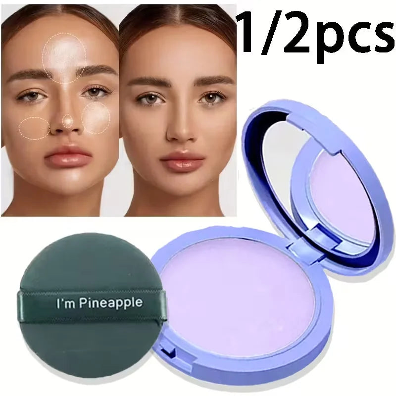 Powder-free setting cream for makeup touch-ups,waterproof and sweat-proof,long-lasting oil control,and easy-to-come-off powder