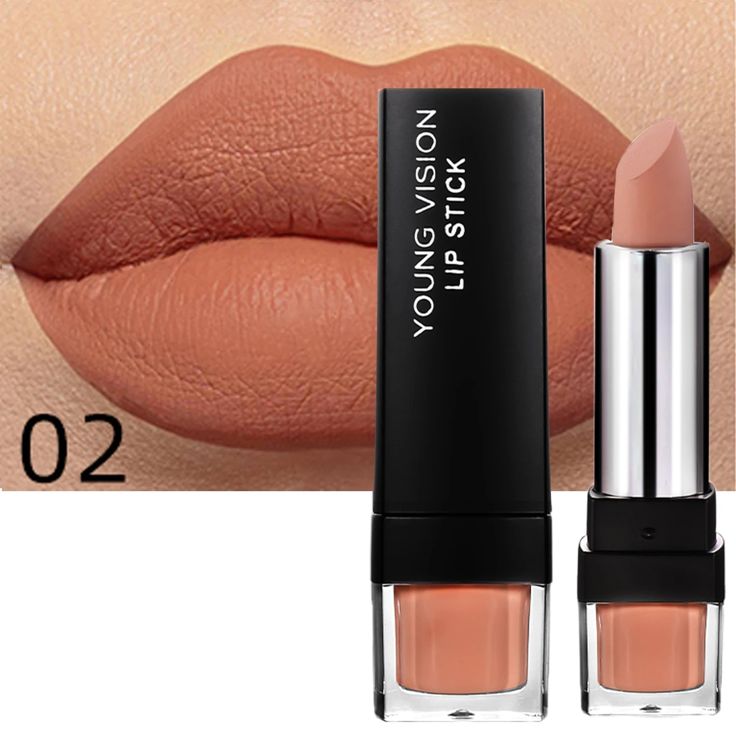 12-Color Matte Lipstick , Non-Fading, Non-Stick Cup Long-Lasting Velvet Finish, Smooth Matte Lip Color Waterproof Smudge-proof