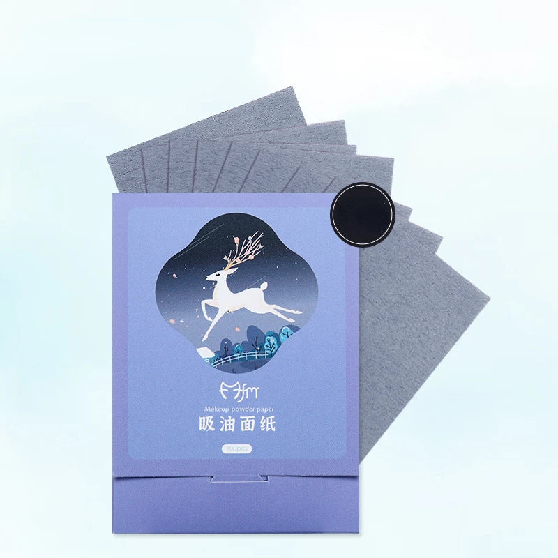 100pcs/set Portable Facial Oil Blotting Paper Matte Face Wipes Oil Control Face Cleaning Oil-absorbing Makeup Tools Accessories