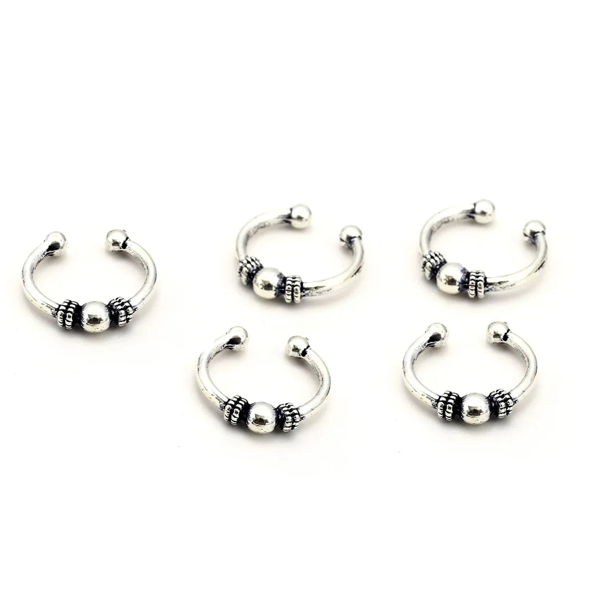 5-8Pcs Metal Hollow Out Hair Ring Accessories,Beads Hair Braid Rings Clips Dread Locks Hair Braiding Metal Cuffs Decoration Gold