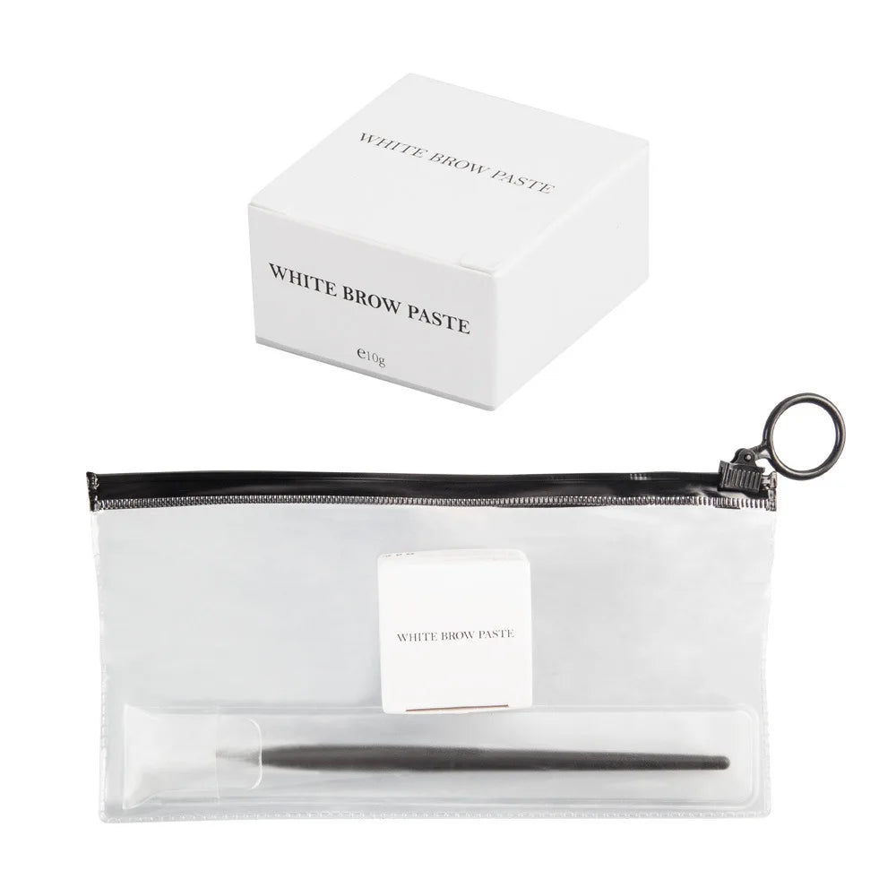White/Pink Tattoo Brow Paste Microblading Eyebrow Marker Permanent Makeup Mapping Paste Brow Lip Shape Tool PMU Accessory Supply