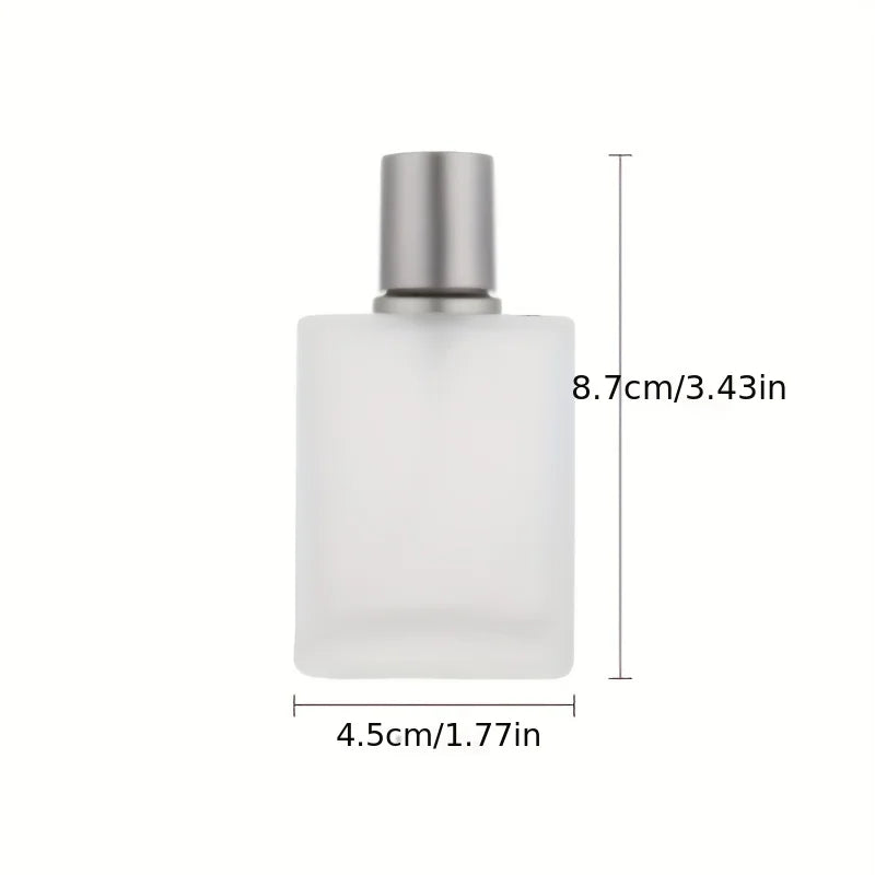 30ml screw top sandblasted glass perfume bottle liquid spray bottle empty bottle 50ml dispenser bottle empty makeup fine mist