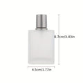 30ml screw top sandblasted glass perfume bottle liquid spray bottle empty bottle 50ml dispenser bottle empty makeup fine mist