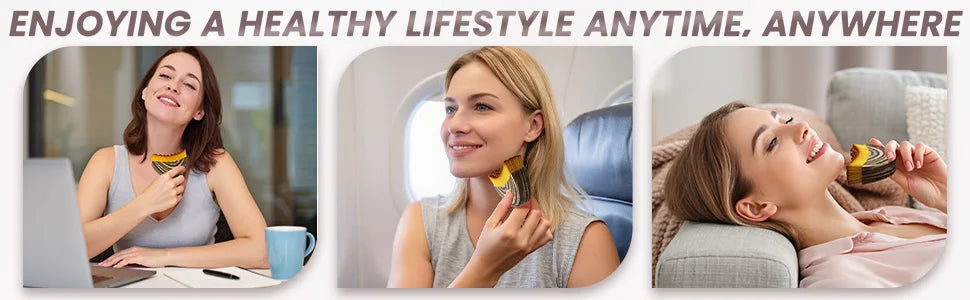 Massager Lymphatic Contour Face Brush Chin Jawline Sculpting Drainage Massager Face Ergonomically Designed Fit Skin Precisely