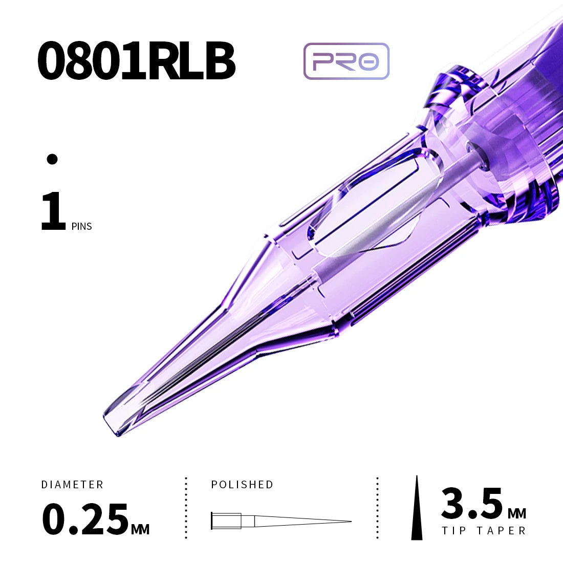 Mast Pro Tattoo Cartridge Needles PMU 1RL 3RL Precision for Tattoo Permanent Makeup Micropigmentation Eyelinver Lips Eyebrows