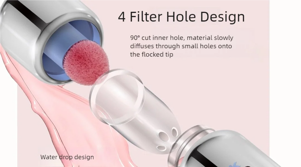 AZTK JC04 Water To Powder Liquid Blush Soft Matte Natural Flush Brightening Cheek Tint Lightweight Blendable Waterproof Makeup