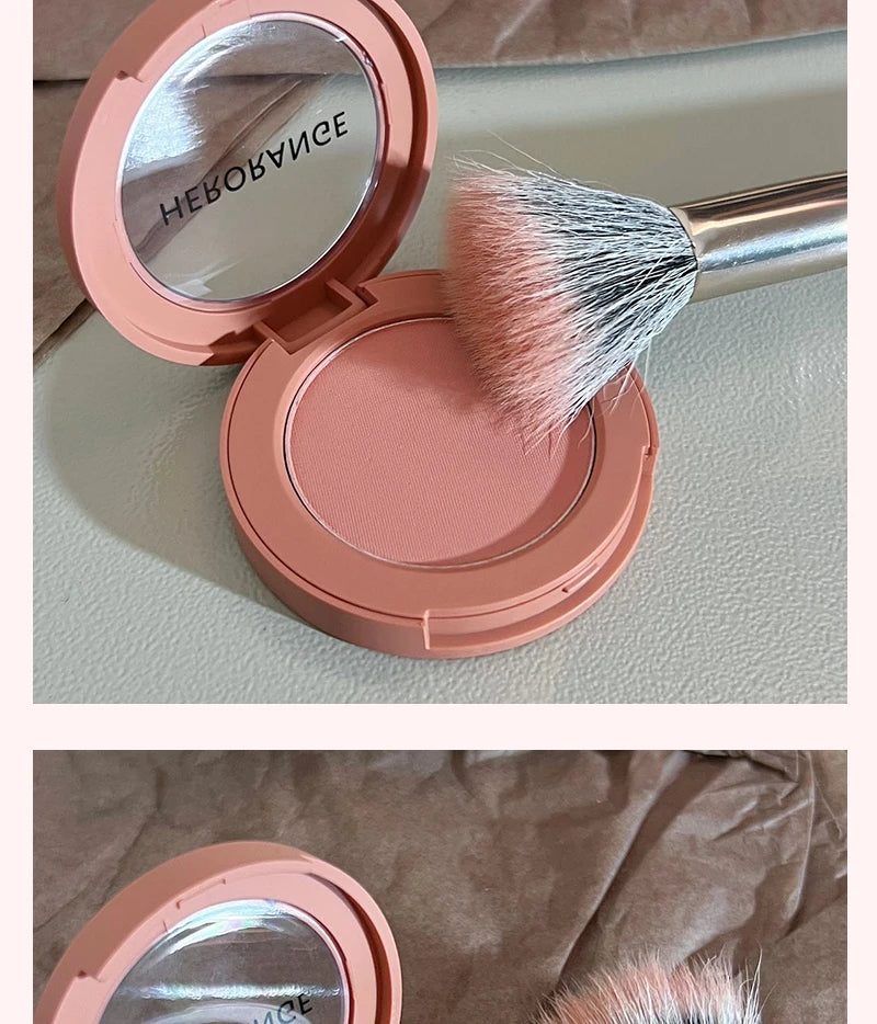 HERORANGE Creamy Blush Soft Matte Natural Color Long Lasting Daily Cheek Makeup For Women