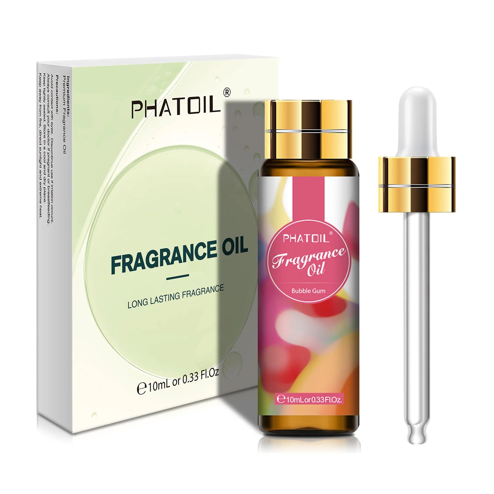 PHATOIL 10ml Coconut & Vanilla Fragrance Oil For Diffuser Aromatherapy White Musk Bubble Gum Baby Powder Fragrance Aroma Oils