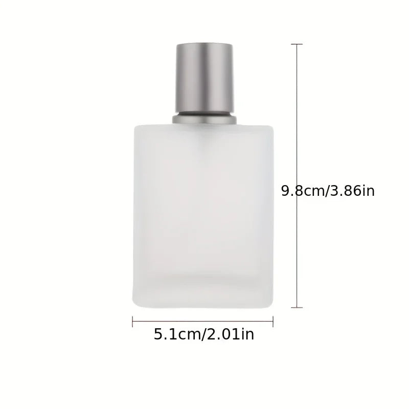 30ml screw top sandblasted glass perfume bottle liquid spray bottle empty bottle 50ml dispenser bottle empty makeup fine mist