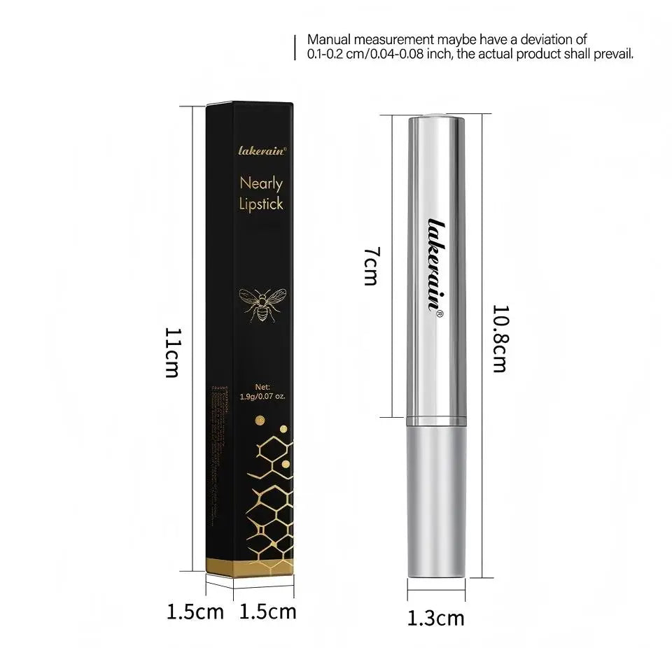 Lakerain Colorless Nearly Lip Balm Lipstick Long Lasting Hygienic Moisturizing Lips Plumper Nourish Makeup Lip Care Cosmetics