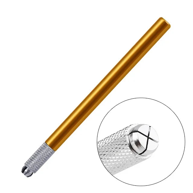 1pcs Manual Tattoo Pen Permanent Makeup Machine Microblading Pen for Lip Tattoo and Eyebrow Tattoo Tebori Pen for Tattoo Artist