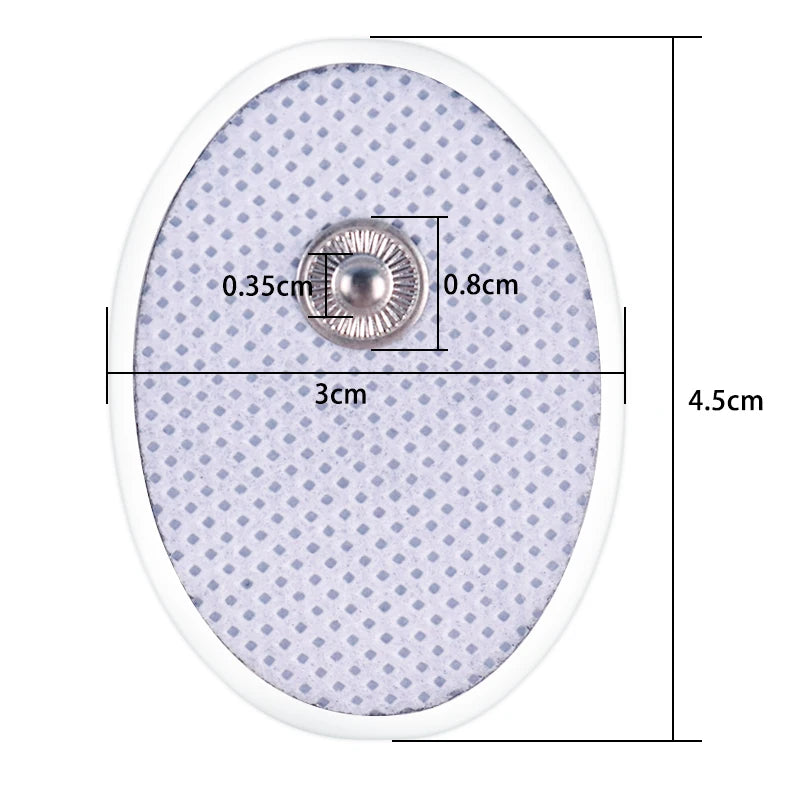 10/20PCS Electrode Pads Gel For Tens Acupuncture Massage Machine Slimming Pulse Ems Muscle Stimulator Massager Sticker