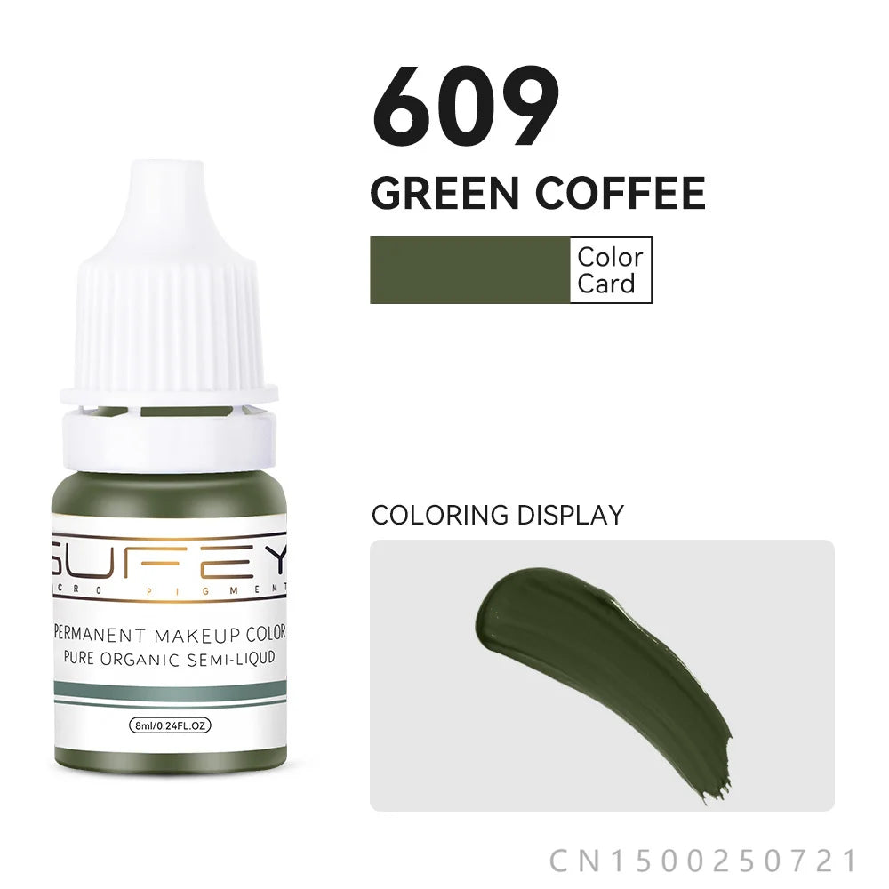 33 Colors Permanent Makeup Pigment Lip Tattoo Inks Vegan Eyebrows Microblading Pigments 8ml Body Art Ink for PMU Artists