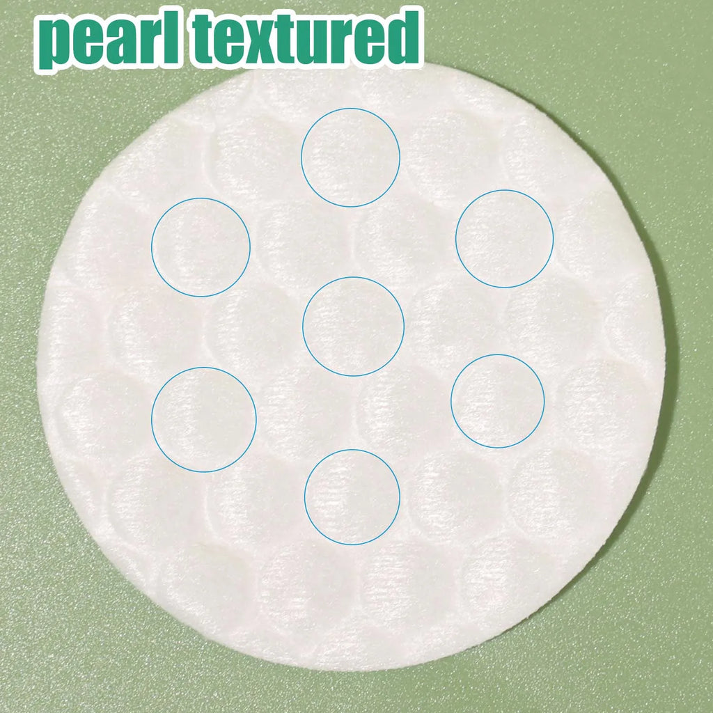 Makeup Remover Cotton Pads Disposable Soft Rounds Dual-Sided Breathable Facial Cleansing for Daily Use & Nail Polish Remover
