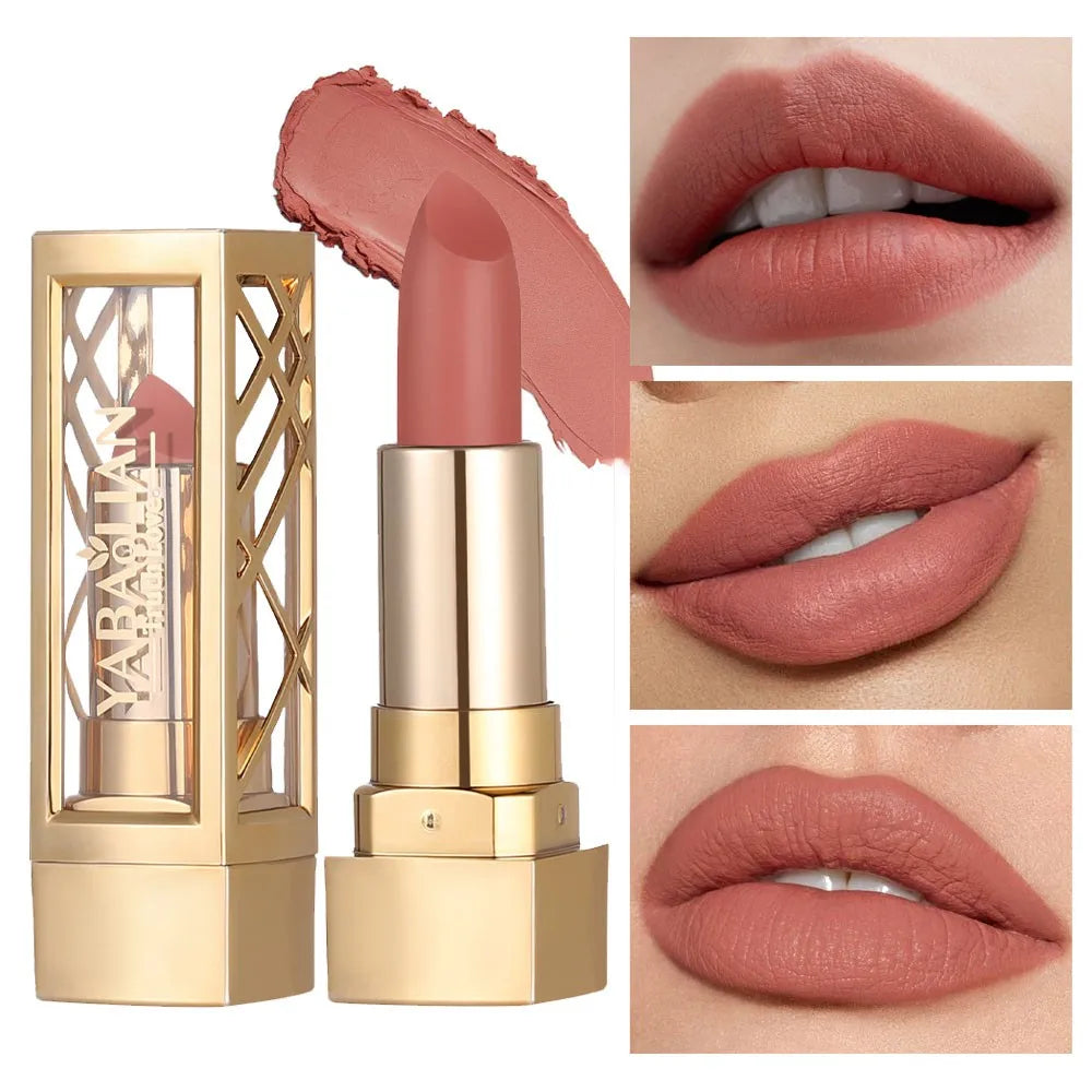 Non Stick Cup Cream Lipstick, Long Lasting Lip Gloss, Matte Lip Gloss, Waterproof And Easy To Apply Makeup