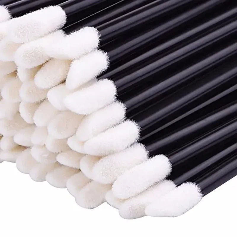 50/100PCS Wholesale Lipstick Gloss Wands  Perfect Best Make Up Applicator Hotting makeup  Disposable Lip Brush Women Accessories