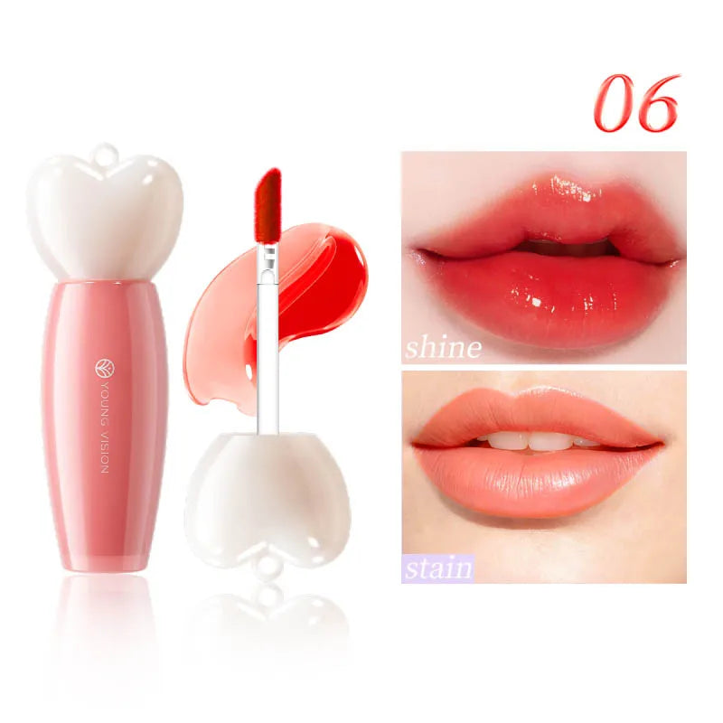 Lip Dye Liquid Lip Glaze Cute Waterproof Non-Stick Liquid Lipstick 6 Colors Available