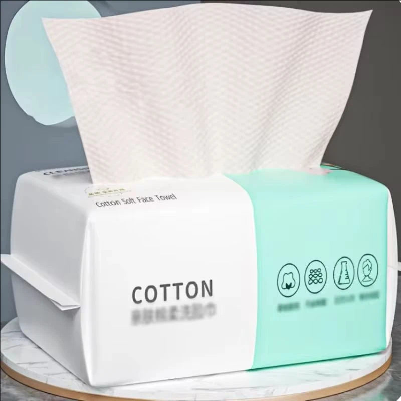 Reusable thickened face towel Travel cleanser, wet and dry makeup remover, cotton soft fabric Towel