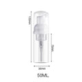 2Pcs 30ml 50ml 60ml 100ml Plastic Foam Pump Bottle Empty Face Eyelashes Cosmetic Bottle Cleaner Soap Dispenser Foam Bottle