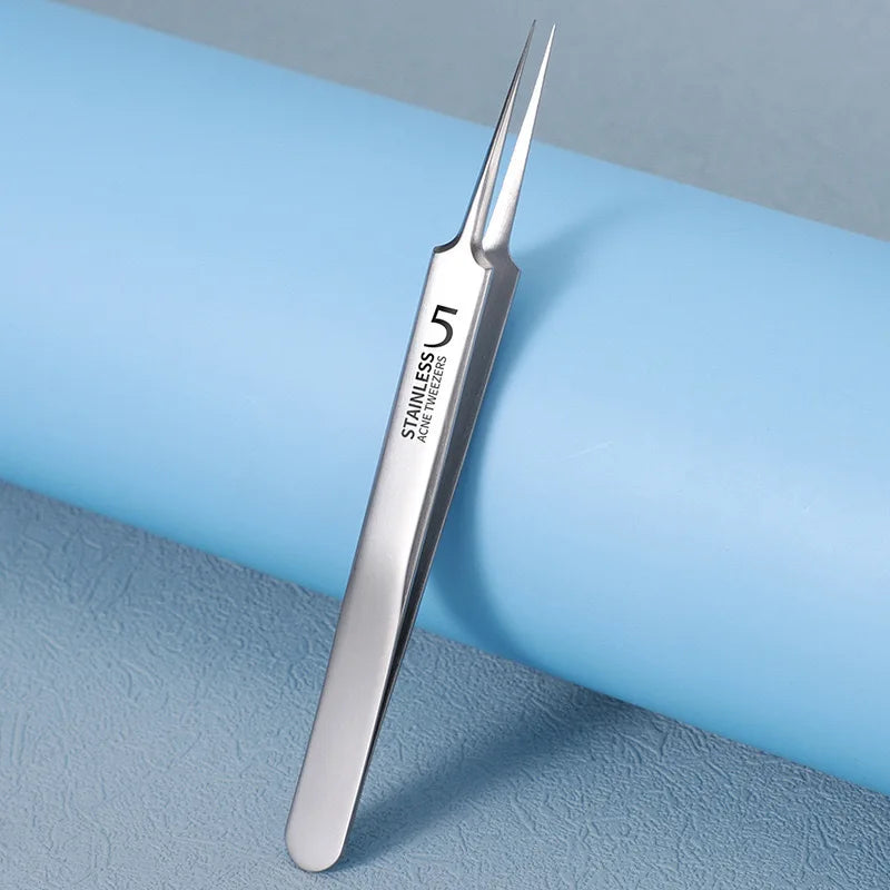 1-11PCS Stainless Steel Acne Clip, Cell Clip, Blackhead Clip, Acne Needle, Beauty Salon Acne Tool