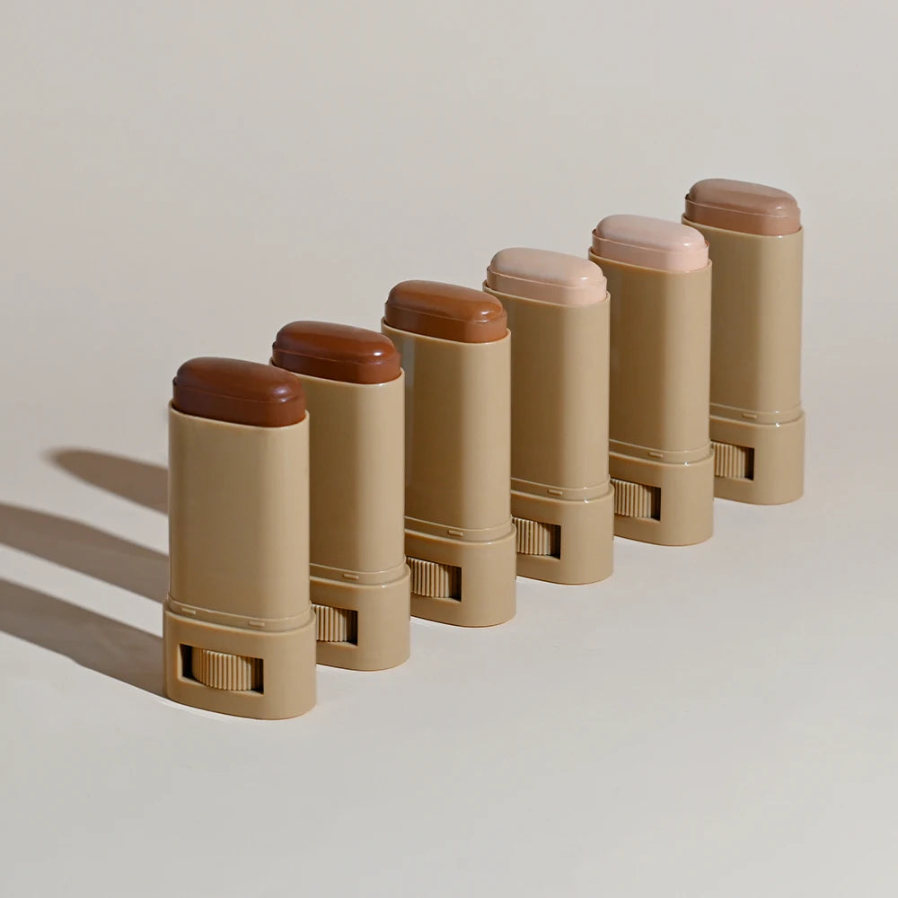 Foundation Skin Tint Balm Skin Tint Stick Waterproof Nourishing Solid Tinted Serum  Face Tinted Face Contour Stick Makeup