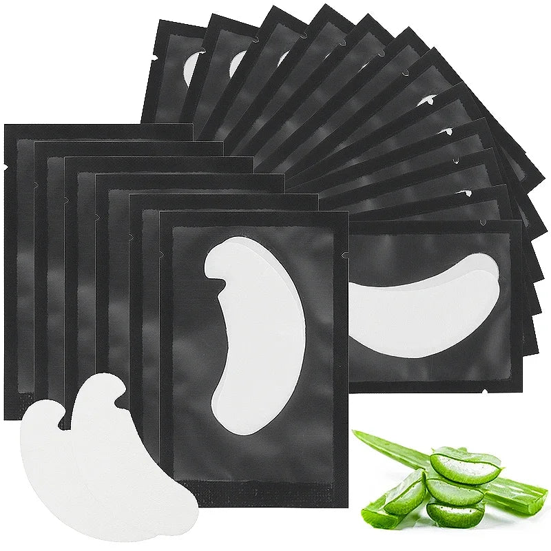50-500 Pairs Eye Patches Eyelash Extension Under Eye Pads Makeup Lashes Patch Tip Stickers Pads For Eyelash Extension Supplies