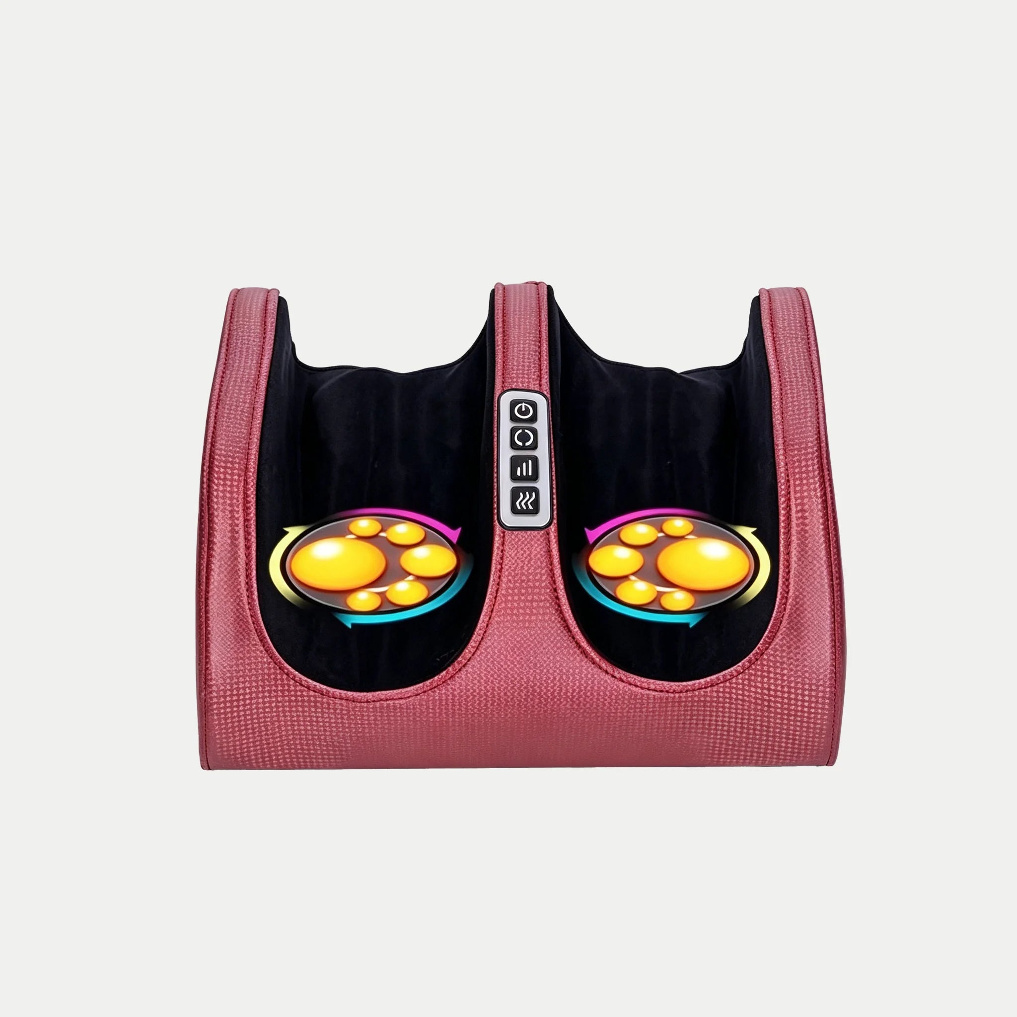 Electric Foot Massager Shiatsu Kneading Deep Tissue Relax Heated Roller Calf Pain Relief Fatigue Muscles Vibrator Machine Health