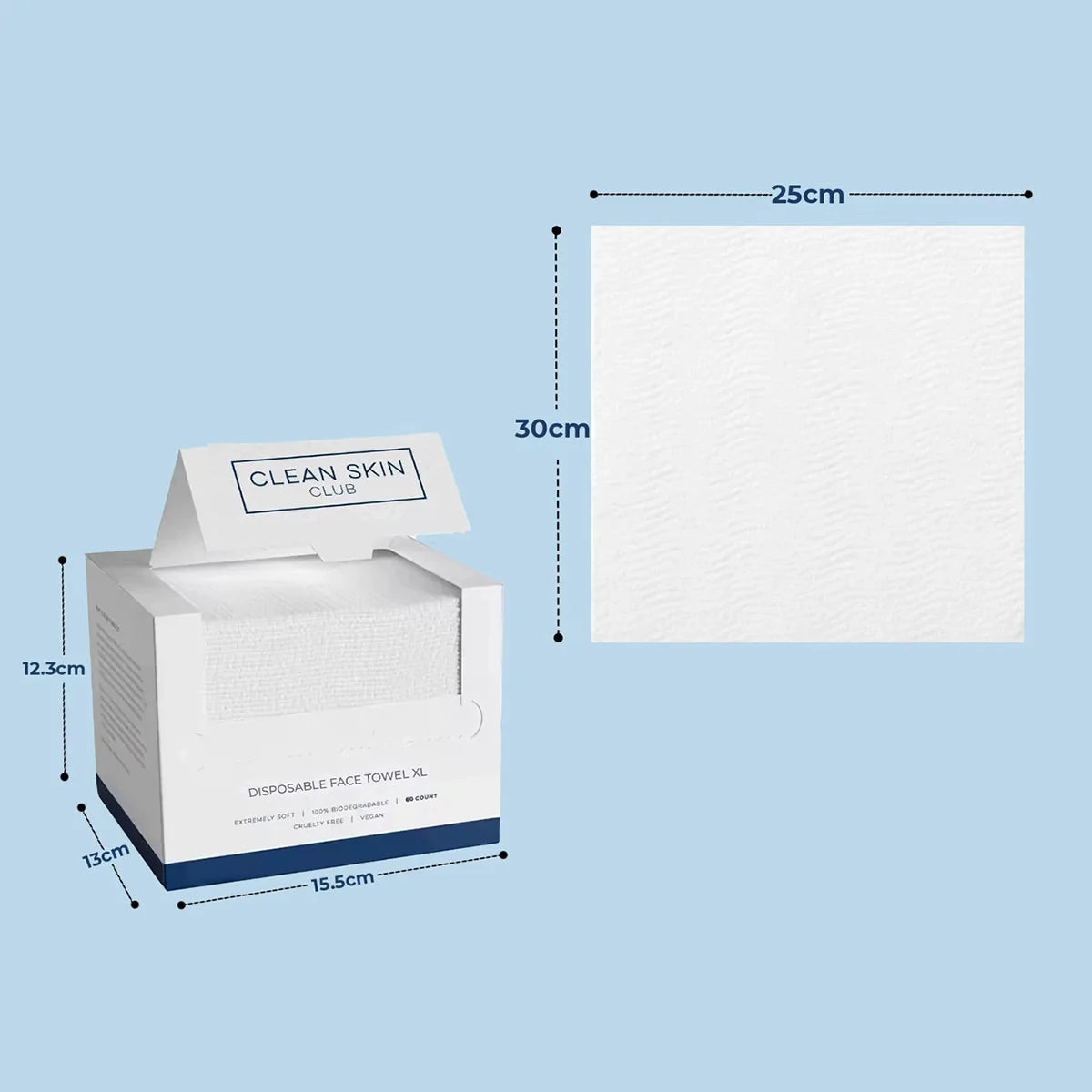 50Pcs/Box Disposable Face Towels Facial Cleansing Makeup Remover Dry Beauty Skincare Travel Pack