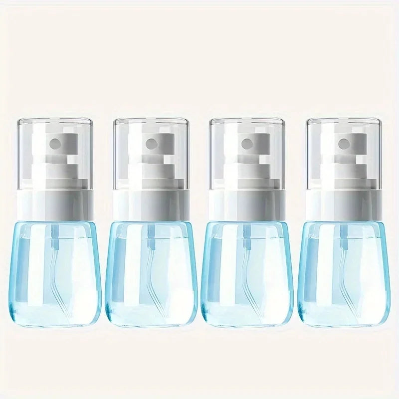 2/4PCS Refillable Spray Bottles 30/60/80ml Alcohol Atomizer Mini Fine Mist Liquid Containers Skin Care Makeup Travel Accessorie