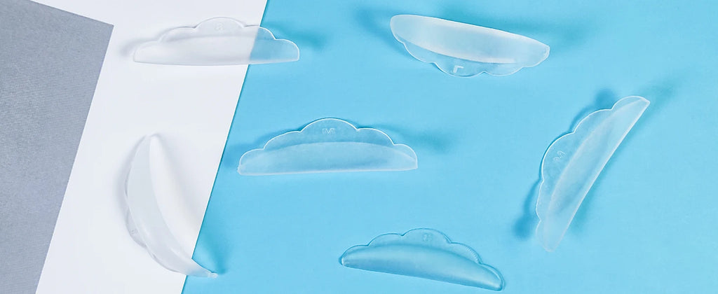 Lomansa NEW Reusable Lash Lift Pads Rods Silicone Eyelash Perming Curler and Y Shape Eyelash Brush Perming Curler Makeup Tools